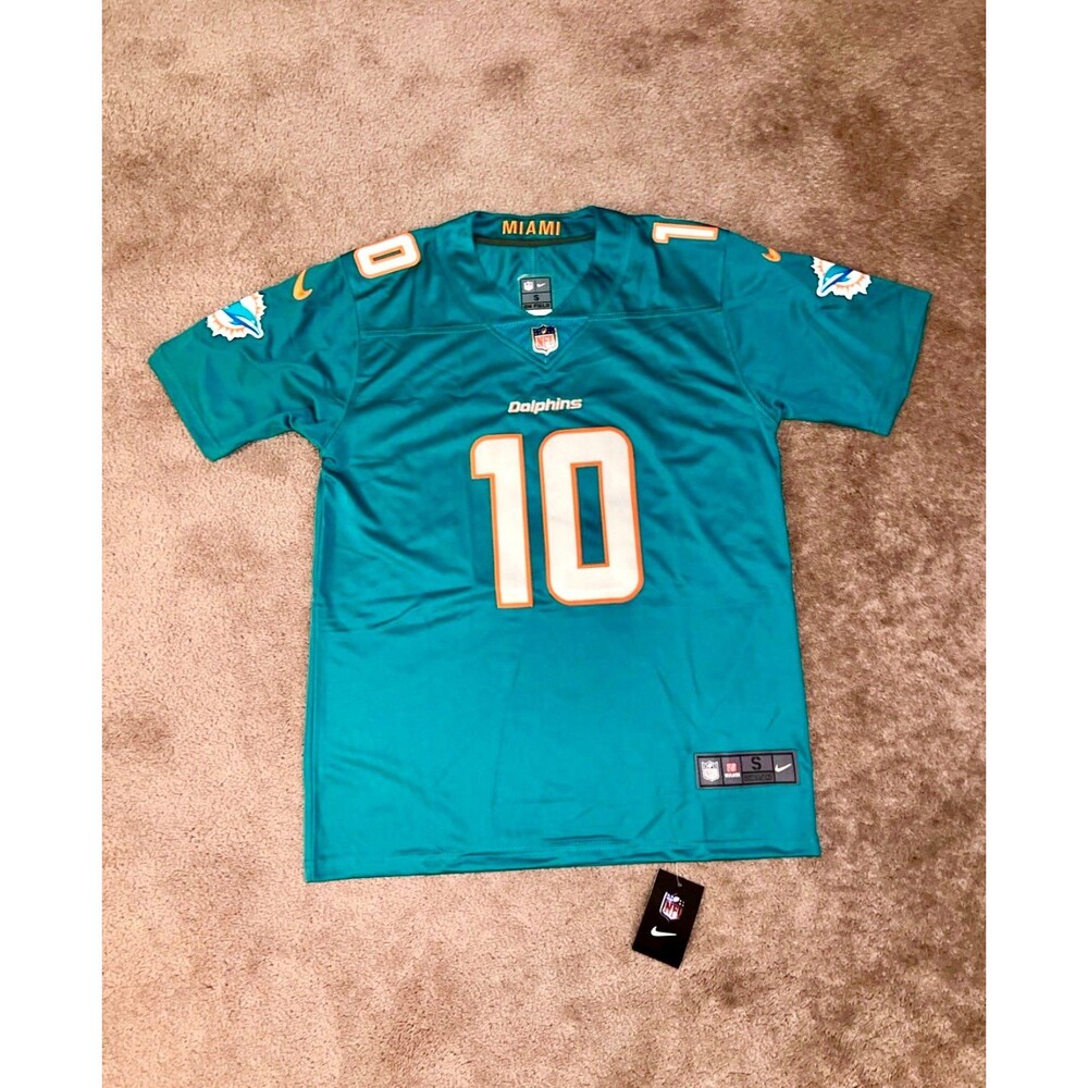 Tyreek Hill #10 Miami Dolphins Jersey Men’s Small Nike Aqua NFL NWT